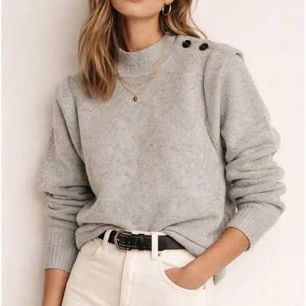 Isabel Marant Étoile “meery” Jumper Sweater – Grey | Size 38