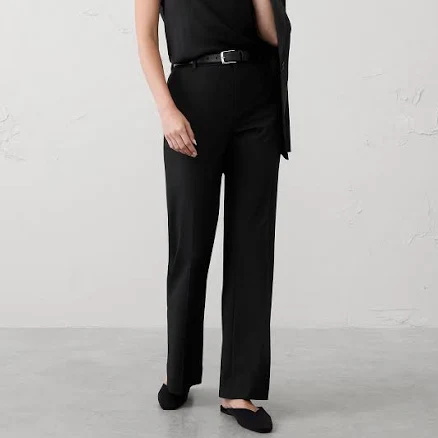 Women's High-Rise Sculpted Bootcut Trousers