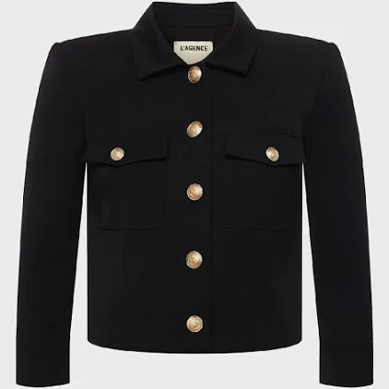 L'AGENCE Women's Kumi Cropped Fitted Jacket