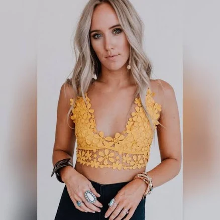 Dainty Daisy Crochet Bralette