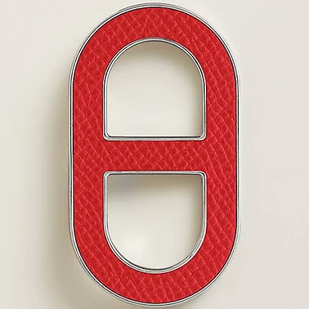 Hermès Men's Chaine d'ancre Leather Brooch