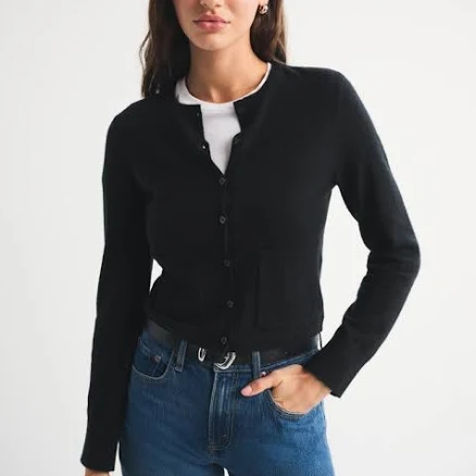 Abercrombie & Fitch Women's Cashmere Crew Cardigan