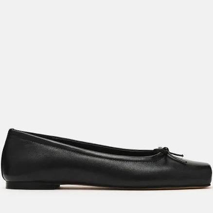 Steve Madden Women's Eleve Square Toe Leather Flats