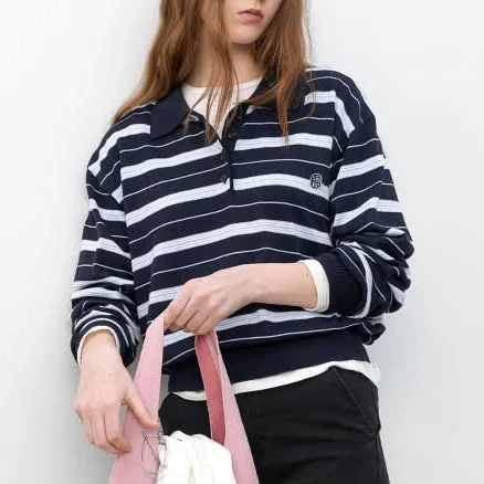 ATELIER NAIN Loose Fit Multi STRIPE Knit