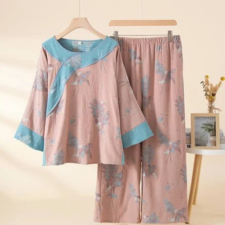 Ownkoti Botanical Pure Cotton Pajama Set