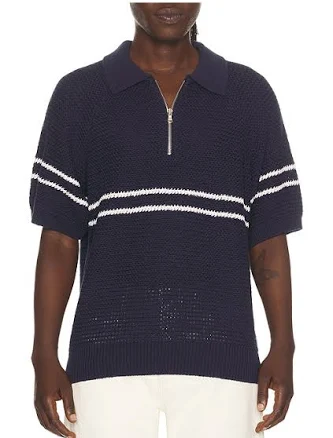 Dunst Men's Half-Zip Cotton Blend Sweater
