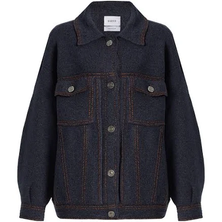 Barrie Women's Oversized Cashmere-Denim Jacket
