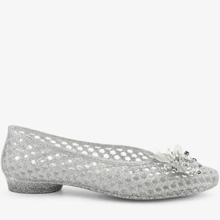 Women Heavenly Jelly Glitter Pvc Ballerinas