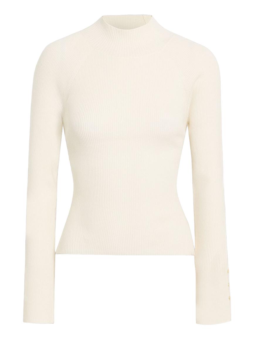 4g Jacquard Mockneck Sweater