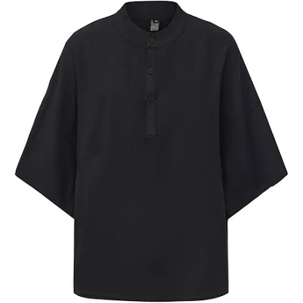 Avant-Garde Stand-Collar Shirt