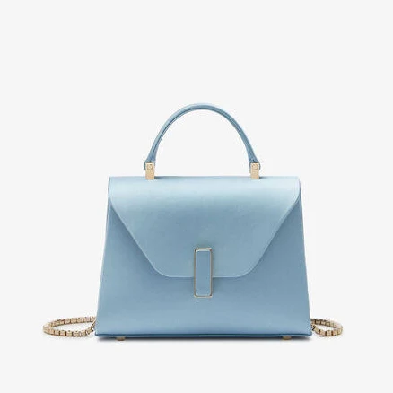 Valextra Iside Satin Top Handle Micro Bag