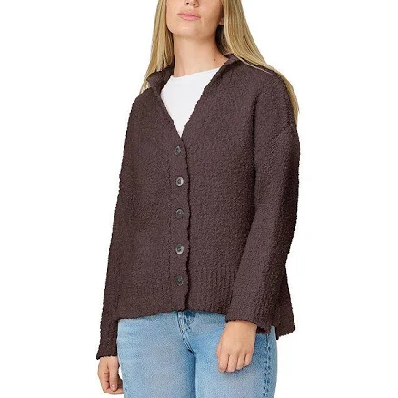 Women's Cozy Luxe Hooded Cardigan