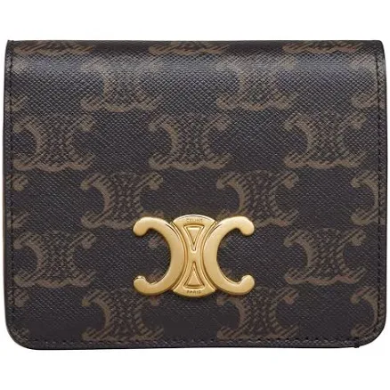 CELINE Triomphe Canvas Wallet
