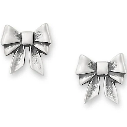 James Avery Tiny Bow Stud Earrings in Sterling Silver