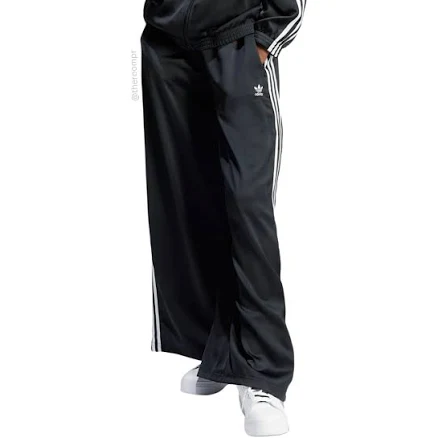 adidas Women's Originals Satin Wide Leg Track Pants