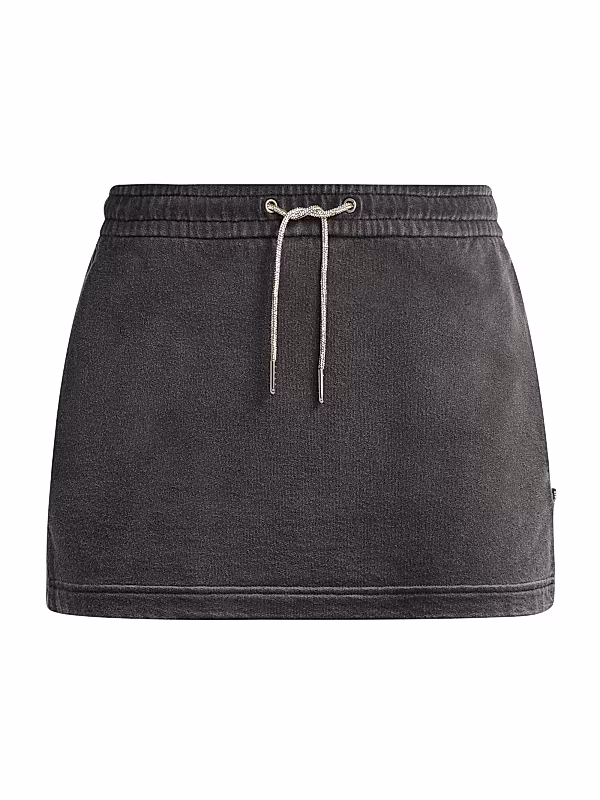Hotfix Crystal Drawstring Skort
