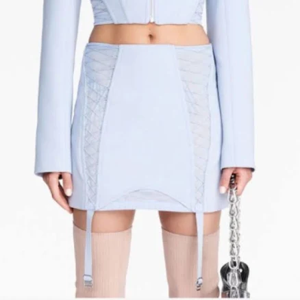 Dion Lee Glacier Corset Mini Skirt