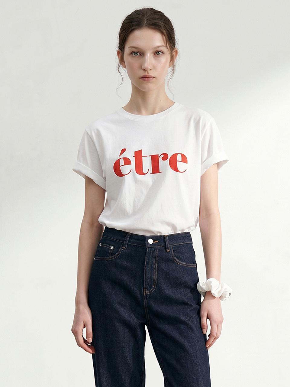 White Etre Logo T-Shirt