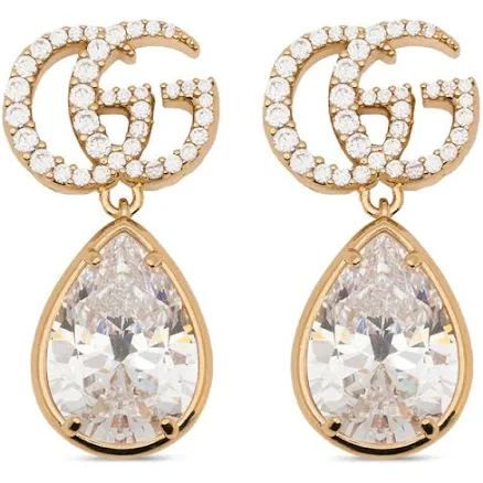 Gucci Gg-Motif Drop Earrings