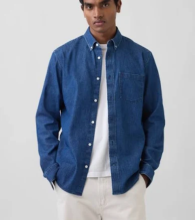 Gap Men's Denim Pocket Shirt