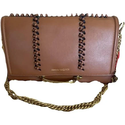 Alexander McQueen Women's The Story Leather Shoulder Bag