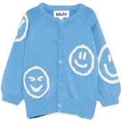smiley-embellishment cardigan