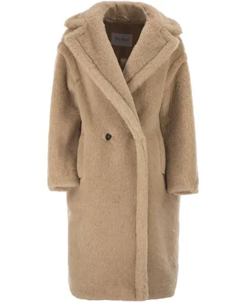 Max Mara Teddy Bear Icon Coat - Albino