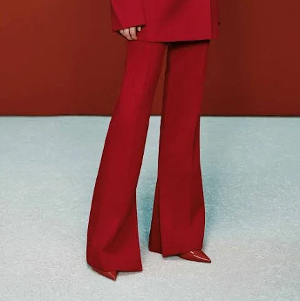 MO&Co. Women's Side Slit Flares