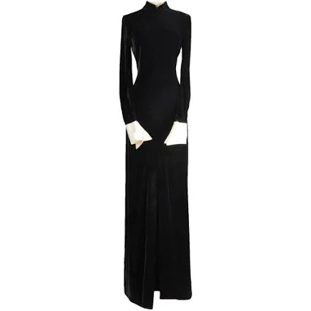 Alessandra Rich Velvet Ruffled Gown