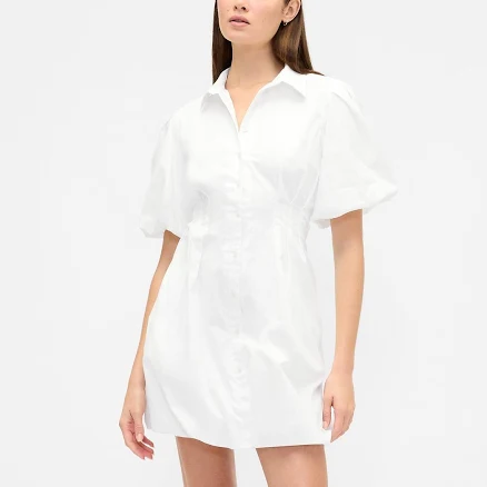 Gap Women's Mini Bubble Shirtdress