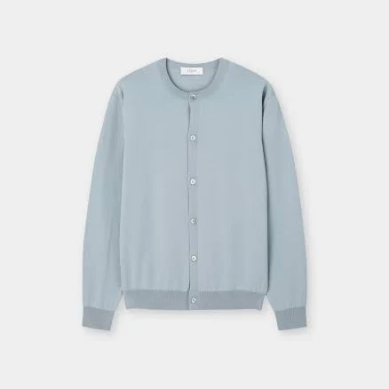 JRIUM Cotton Round Neck Cardigan