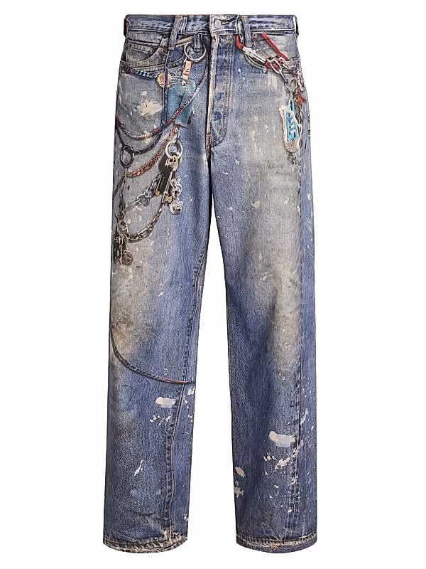 Keychain Graphic Baggy Jeans