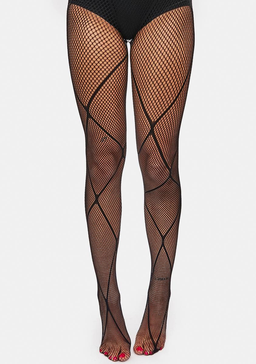 Mark My Words Fishnet Tights