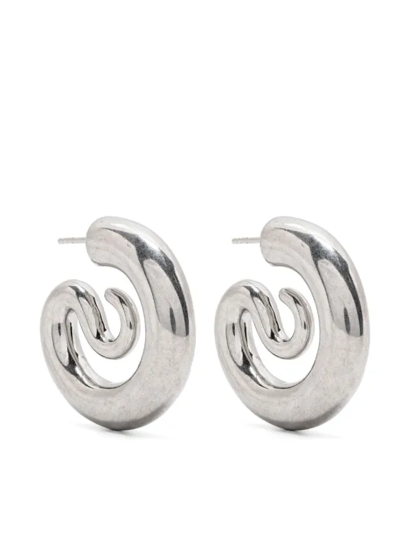 Small Serpent Hoop Earrings