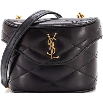 Saint Laurent June Quilted Leather Micro Shoulder Bag
