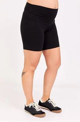 Maternity Black Short Leggings