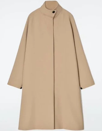 Cos Women's Trapeze Wool-blend Coat