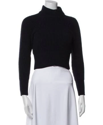 Acne Studios Wool Turtleneck Sweater in Blue, Women's XS