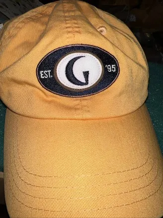 Golf Channel Yellow Ball Cap Adjustable Back