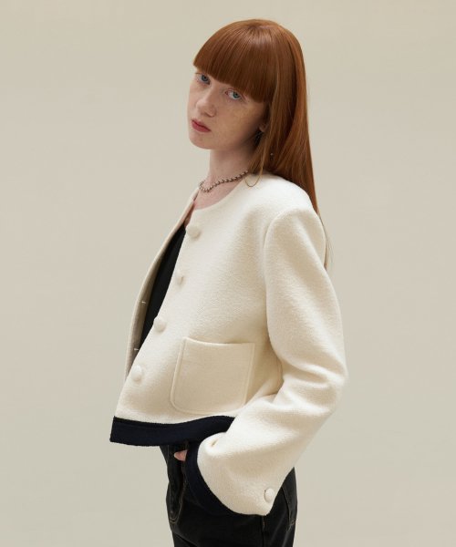 Antique Combi Wool Blazer