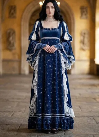Gothic Velvet Wedding Dress