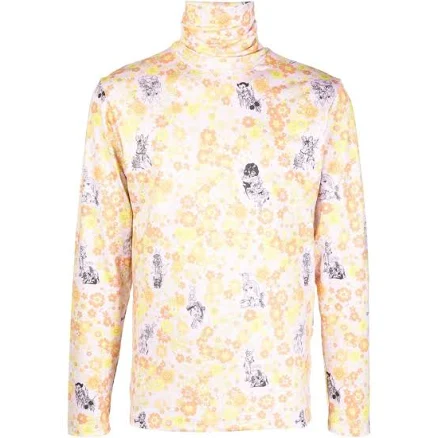 Liberal Youth Floral Print High Neck Top
