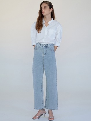 High Waisted Denim Pants