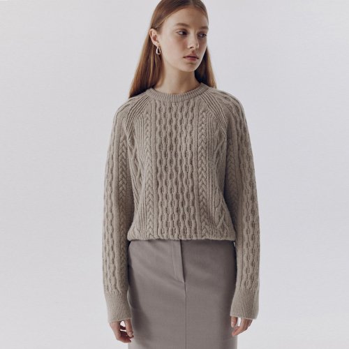 Baby Alpaca Cable Knit