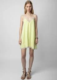 Ristyz Women's Jac Leo Silk Slip Dress
