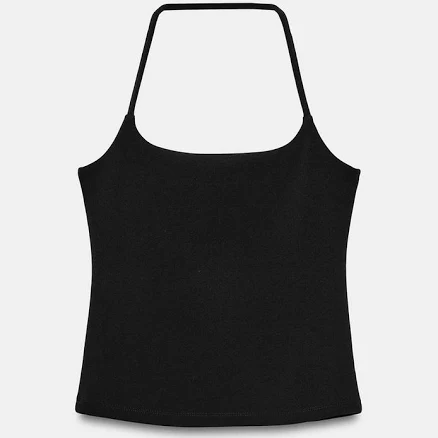 Zara Stretch Knit Halter Top