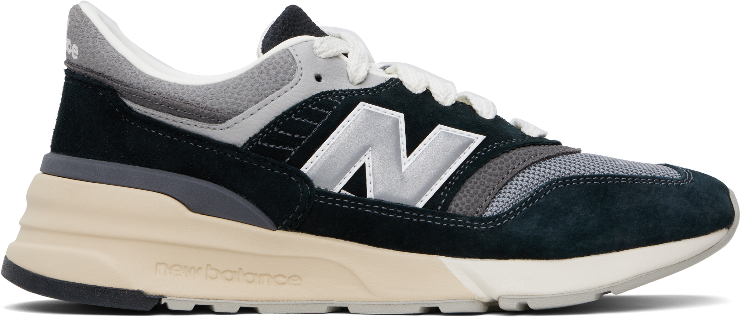 White & Silver 530 Sneakers