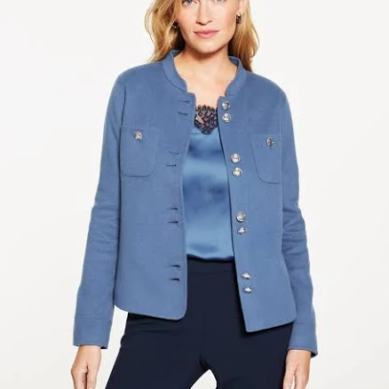 Women's Talbots Double Face Wool Blend Jacket