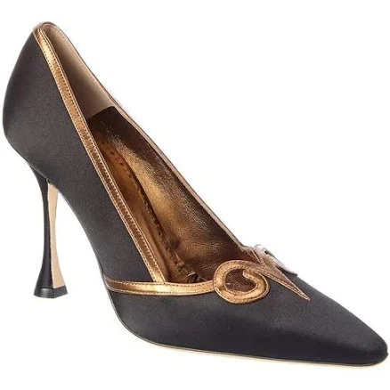 Manolo Blahnik Women's Satin Pumps