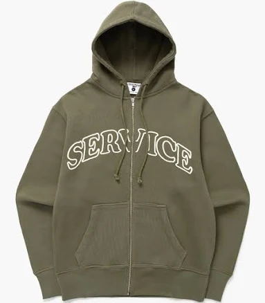 Service Works Arch Logo Zip Hoodie